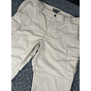 511 Tactical Stryke Pants Mens 38x32 Khaki Ripstop Cargo Utility Military Work
